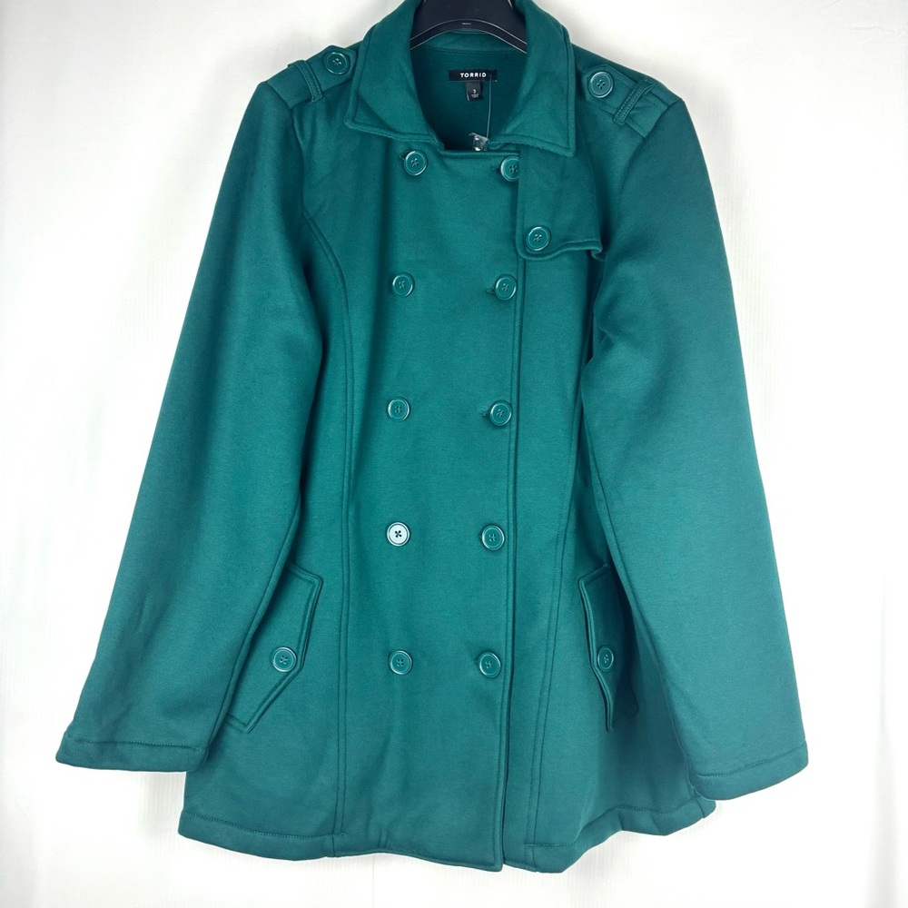Torrid 3X Double Breasted Lightweight Soft Jacket